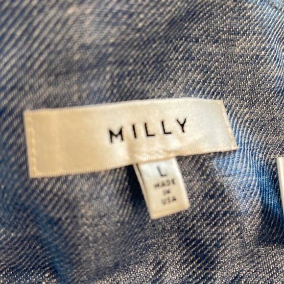 Milly Denim Rie Back Top - Picture 11 of 13